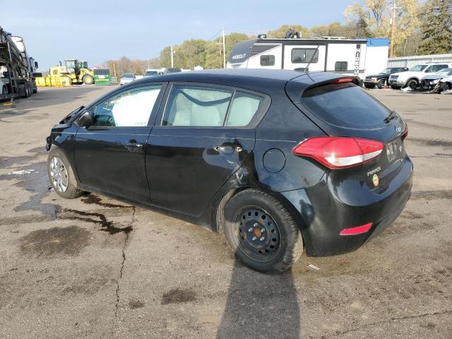 KNAFK5A83H5667937 - 2017 KIA FORTE LX BLACK photo 2