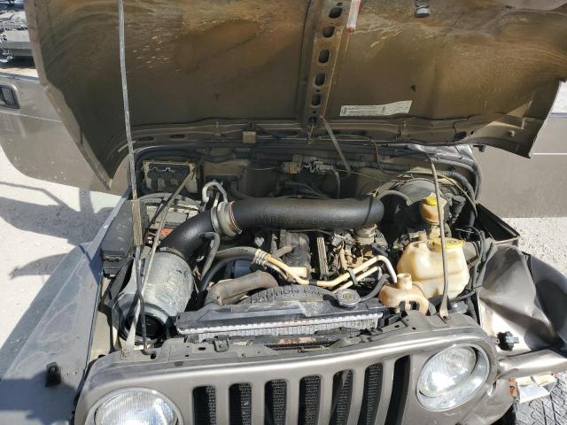 1J4FA39S53P307117 - 2003 JEEP WRANGLER COMMANDO GRAY photo 11