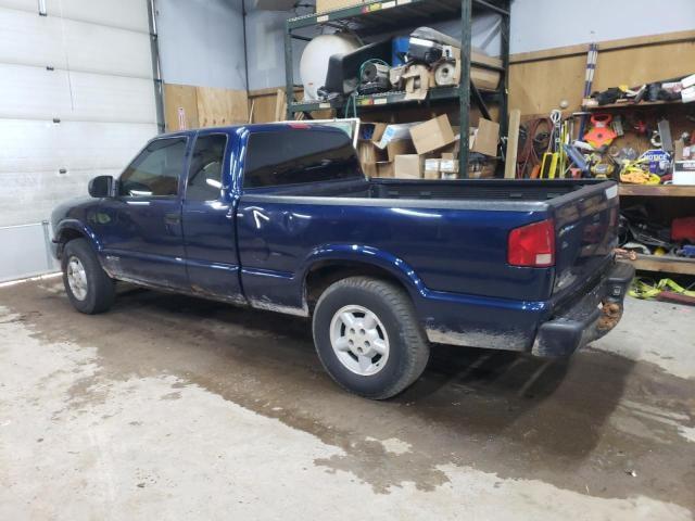 1GCDT19W928152384 - 2002 CHEVROLET S TRUCK S10 BLUE photo 2