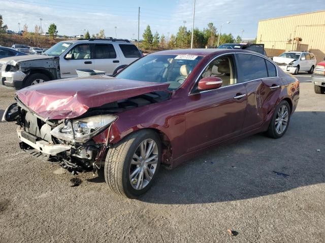 KMHGC4DE8BU122258 - 2011 HYUNDAI GENESIS 3.8L BURGUNDY photo 1