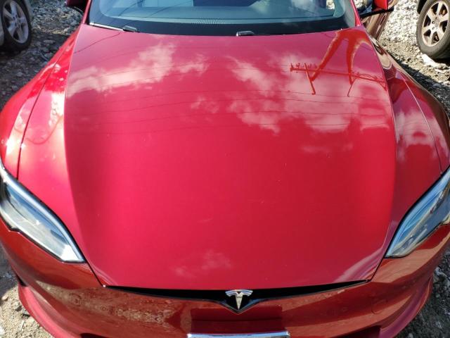 5YJSA1E56PF520196 - 2023 TESLA MODEL S RED photo 11