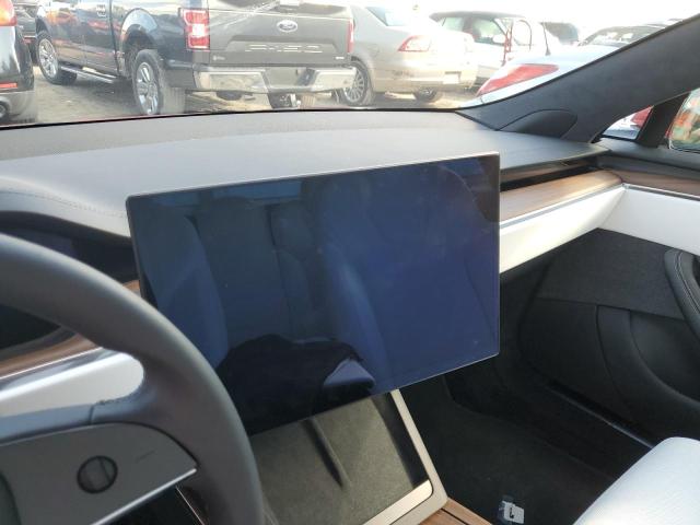 5YJSA1E56PF520196 - 2023 TESLA MODEL S RED photo 9