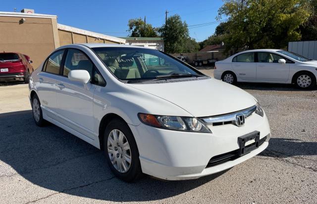 1HGFA46578L000820 - 2008 HONDA CIVIC GX WHITE photo 1