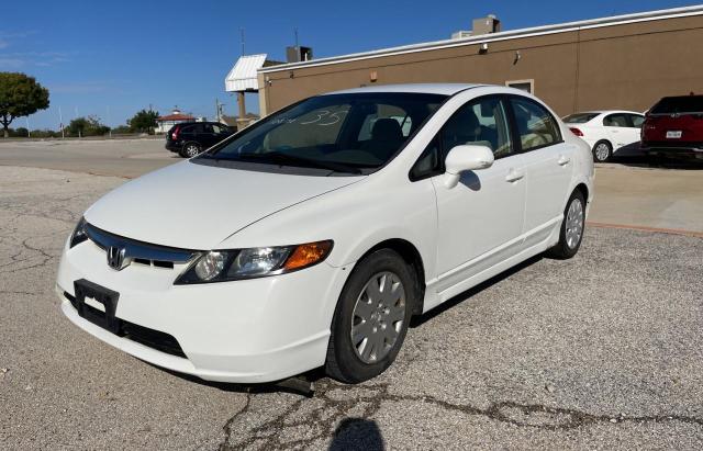 1HGFA46578L000820 - 2008 HONDA CIVIC GX WHITE photo 2