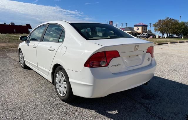 1HGFA46578L000820 - 2008 HONDA CIVIC GX WHITE photo 3