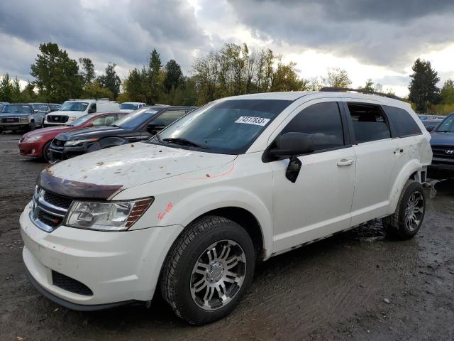 3C4PDDAG2FT725665 - 2015 DODGE JOURNEY SE WHITE photo 1