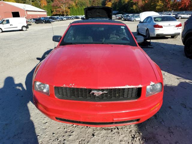 1ZVFT84N765109313 - 2006 FORD MUSTANG RED photo 5