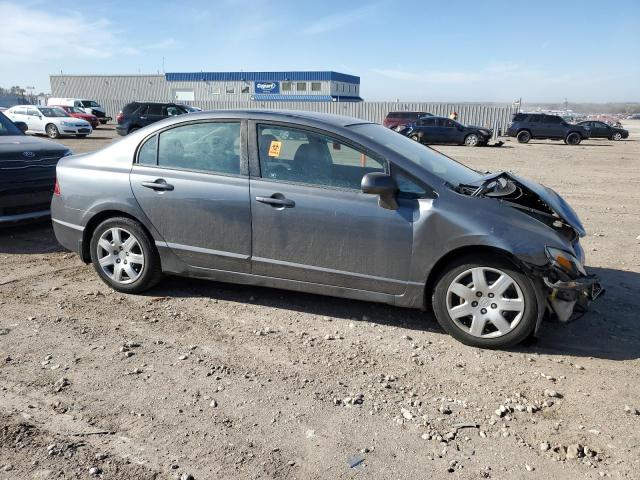 19XFA1F55BE049916 - 2011 HONDA CIVIC LX CHARCOAL photo 4