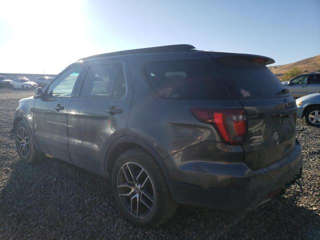 1FM5K8GT5HGA27742 - 2017 FORD EXPLORER SPORT GRAY photo 2