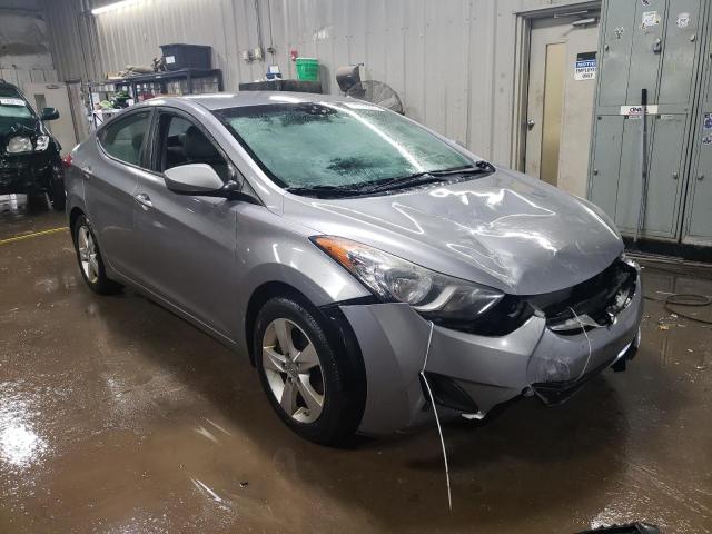 KMHDH4AEXBU123291 - 2011 HYUNDAI ELANTRA GLS SILVER photo 4