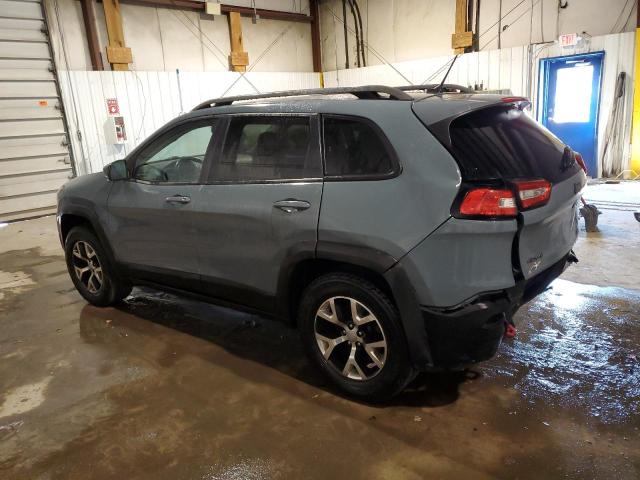 1C4PJMBBXFW746740 - 2015 JEEP CHEROKEE TRAILHAWK GRAY photo 2