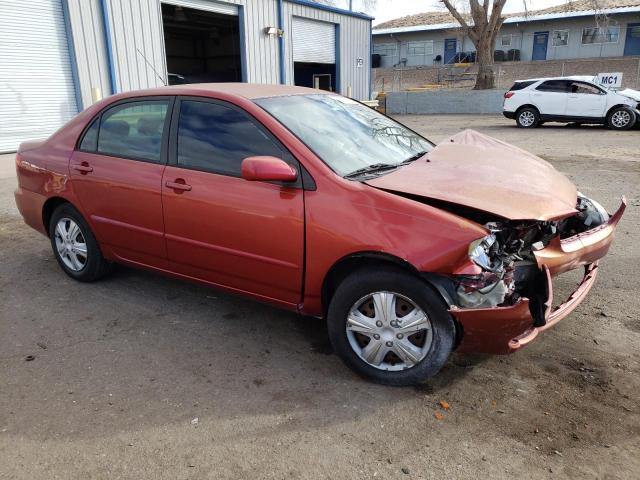 1NXBR32EX7Z844828 - 2007 TOYOTA COROLLA CE RED photo 4