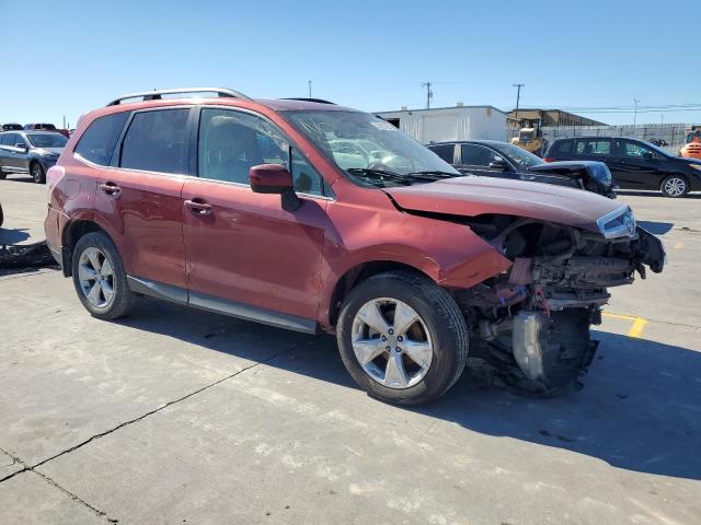 JF2SJAHCXFH408396 - 2015 SUBARU FORESTER 2.5I LIMITED RED photo 4