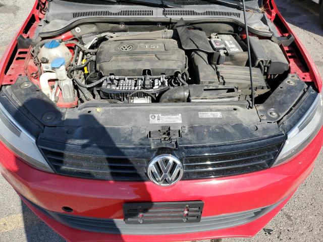 3VWD07AJ8EM372026 - 2014 VOLKSWAGEN JETTA SE RED photo 11