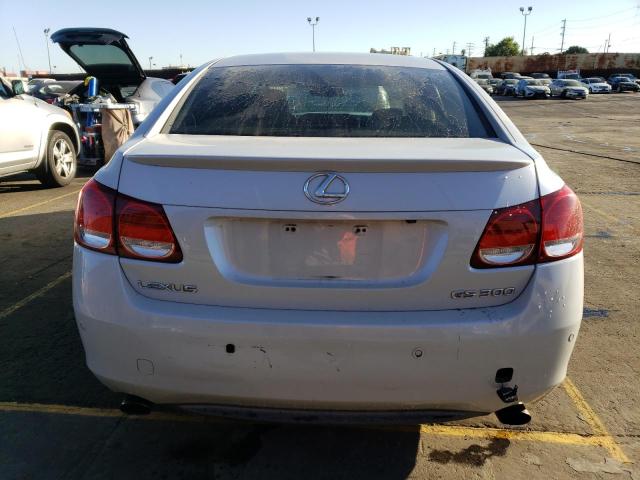 JTHBH96S465011253 - 2006 LEXUS GS 300 WHITE photo 6