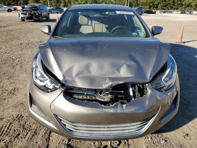 5NPDH4AE1GH794659 - 2016 HYUNDAI ELANTRA SE GRAY photo 5