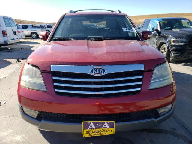 KNDJH742195017472 - 2009 KIA BORREGO LX BURGUNDY photo 5