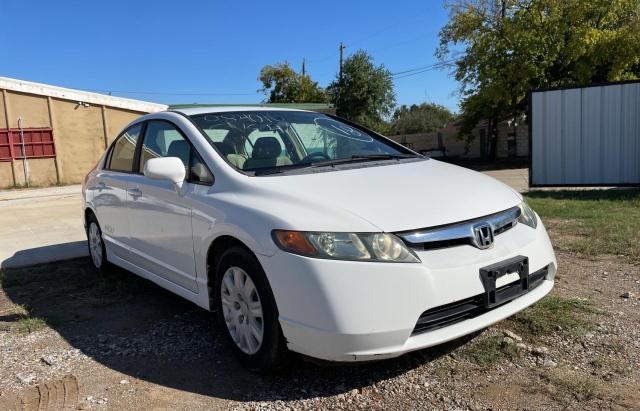 1HGFA46528L000840 - 2008 HONDA CIVIC GX WHITE photo 1