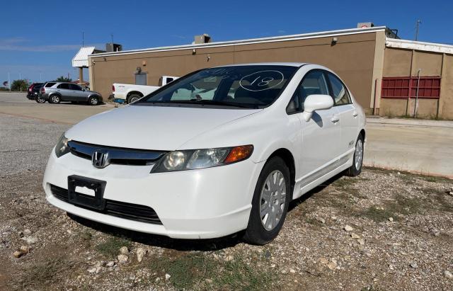 1HGFA46528L000840 - 2008 HONDA CIVIC GX WHITE photo 2