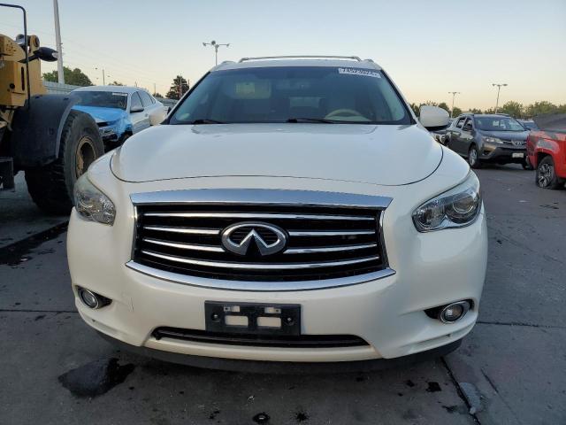 5N1AL0MM6EC552533 - 2014 INFINITI QX60 WHITE photo 5