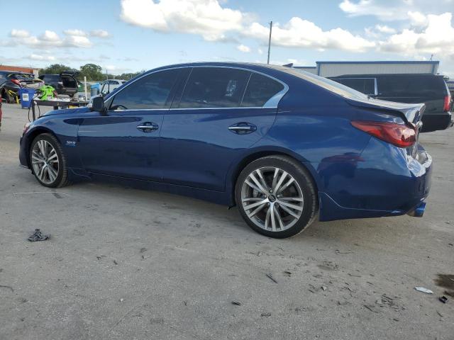 JN1EV7AR5KM593348 - 2019 INFINITI Q50 LUXE BLUE photo 2