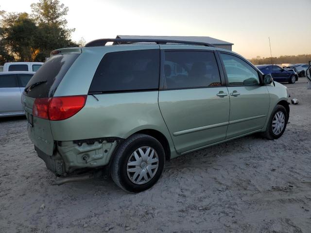 5TDZK23C89S284555 - 2009 TOYOTA SIENNA CE GREEN photo 3