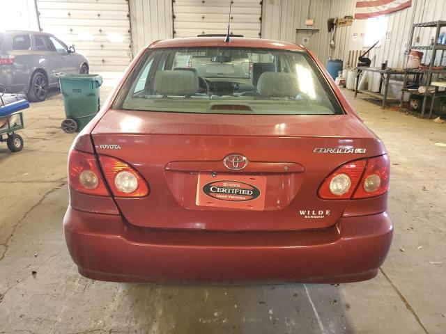 2T1BR32E27C836661 - 2007 TOYOTA COROLLA CE RED photo 6