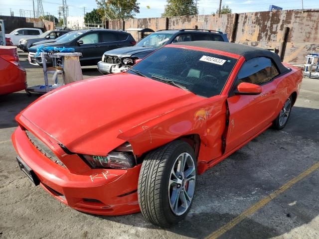 1ZVBP8EMXE5275672 - 2014 FORD MUSTANG RED photo 1