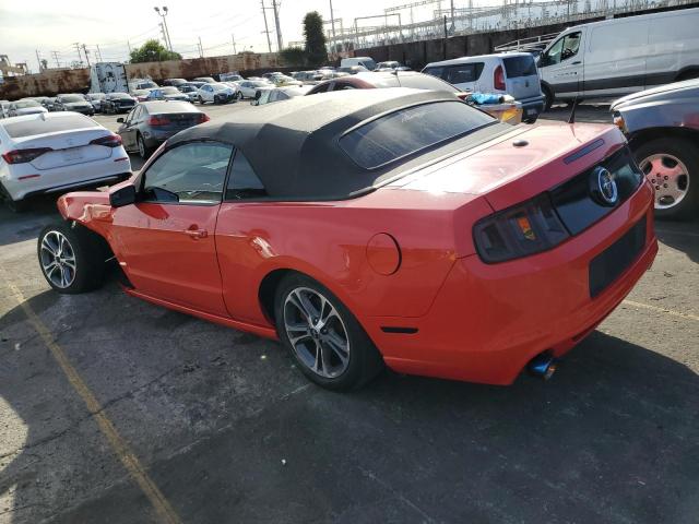 1ZVBP8EMXE5275672 - 2014 FORD MUSTANG RED photo 2