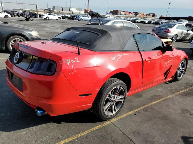 1ZVBP8EMXE5275672 - 2014 FORD MUSTANG RED photo 3