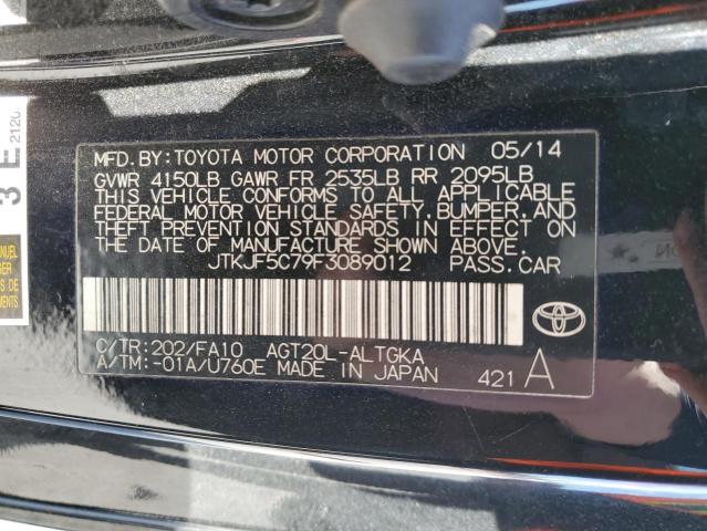 JTKJF5C79F3089012 - 2015 TOYOTA SCION TC 黑色 照片 13