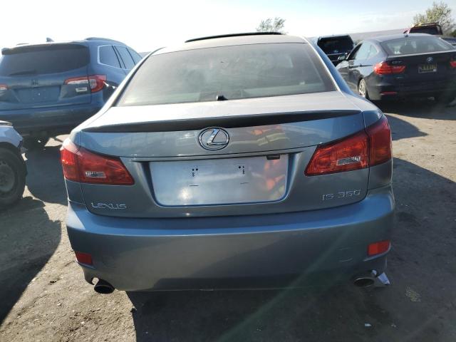 JTHBE262365001782 - 2006 LEXUS IS 350 GRAY photo 6