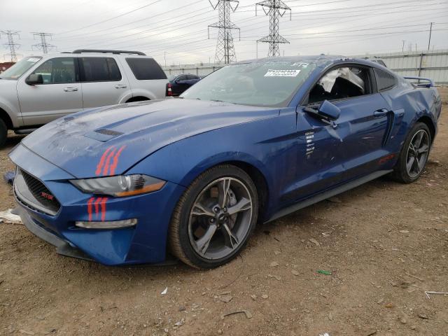 1FA6P8CF9N5109318 - 2022 FORD MUSTANG GT BLUE photo 1