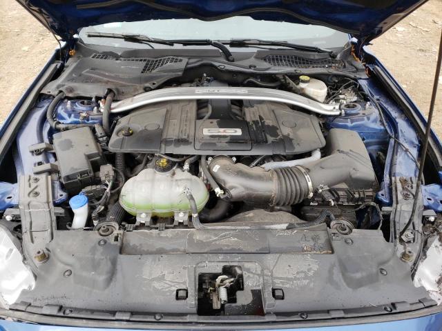 1FA6P8CF9N5109318 - 2022 FORD MUSTANG GT BLUE photo 11