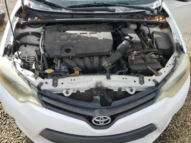 2T1BURHE6EC022728 - 2014 TOYOTA COROLLA L WHITE photo 11