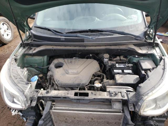 KNDJN2A28E7040424 - 2014 KIA SOUL GREEN photo 11