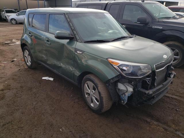 KNDJN2A28E7040424 - 2014 KIA SOUL GREEN photo 4