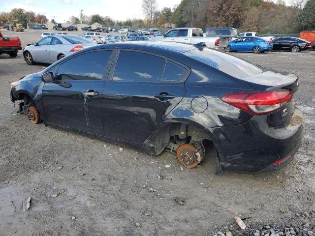 3KPFK4A76HE103952 - 2017 KIA FORTE LX BLACK photo 2