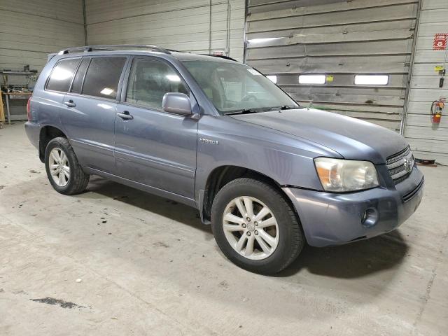 JTEEW21A460024538 - 2006 TOYOTA HIGHLANDER HYBRID BLUE photo 4