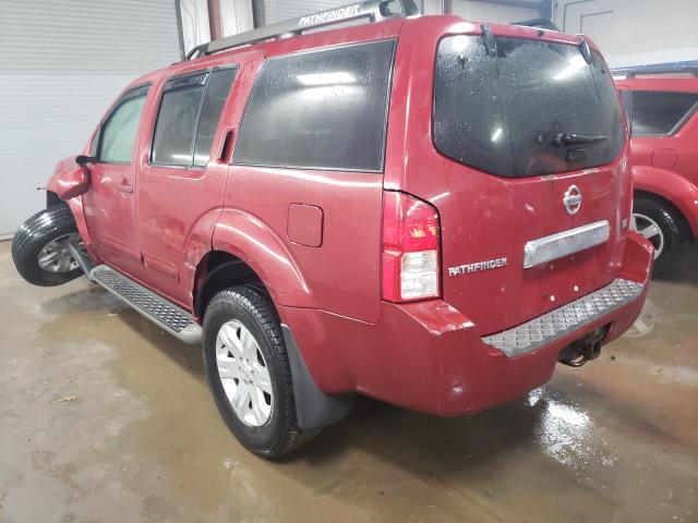 5N1AR18W87C647999 - 2007 NISSAN PATHFINDER LE RED photo 2