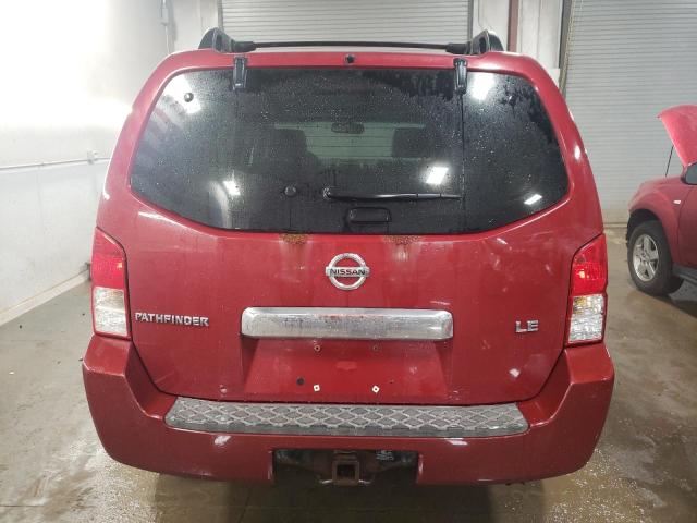 5N1AR18W87C647999 - 2007 NISSAN PATHFINDER LE RED photo 6
