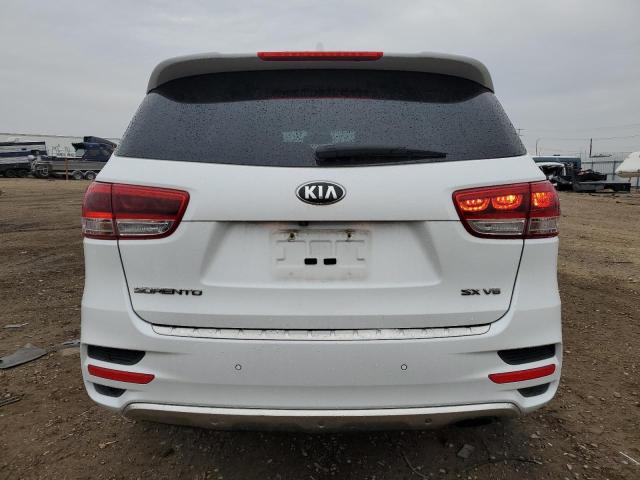 5XYPKDA58GG075267 - 2016 KIA SORENTO SX WHITE photo 6