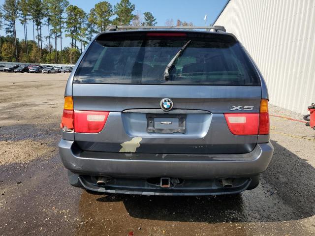 5UXFA535X2LP45883 - 2002 BMW X5 3.0I BLUE photo 6