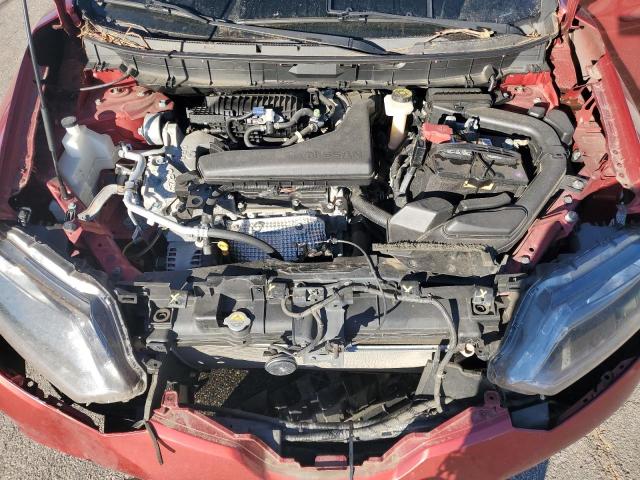 KNMAT2MV5GP634483 - 2016 NISSAN ROGUE S RED photo 11