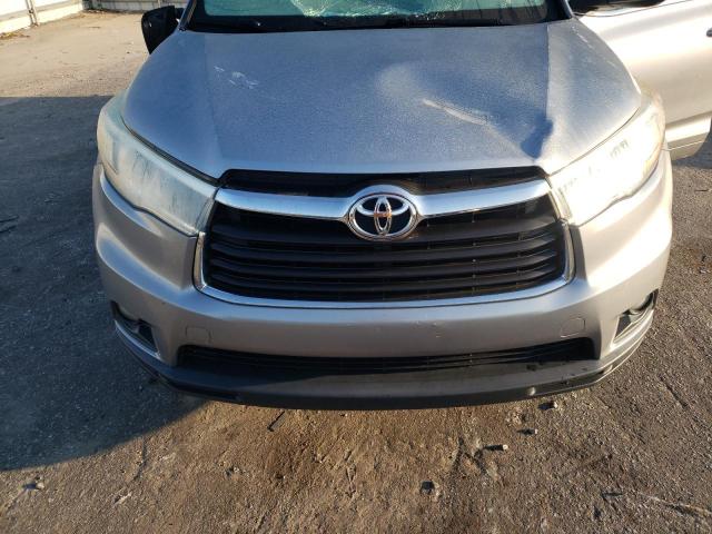 5TDKKRFH0ES024968 - 2014 TOYOTA HIGHLANDER XLE Gümüş foto 12