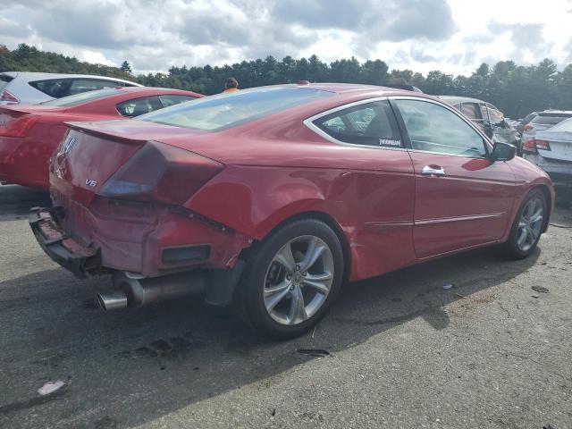 1HGCS2B87CA005685 - 2012 HONDA ACCORD EXL RED photo 3