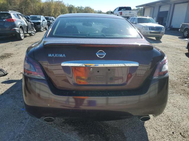 1N4AA5AP8EC435077 - 2014 NISSAN MAXIMA S MAROON photo 6