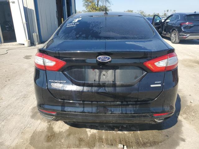 3FA6P0H92GR289309 - 2016 FORD FUSION SE BLACK photo 6