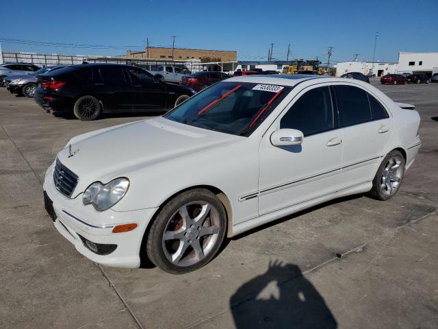 WDBRF52H17F855656 - 2007 MERCEDES-BENZ C230 230 WHITE photo 1