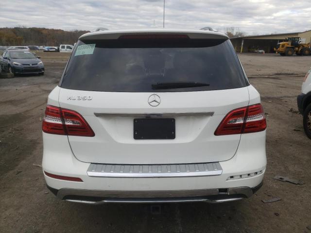 4JGDA5JB9EA395238 - 2014 MERCEDES-BENZ ML 350 WHITE photo 6